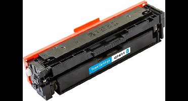 Huismerk HP 410X (CF411X) toner cyaan