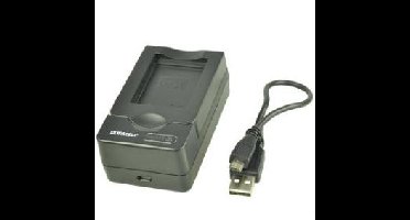 Olympus LI-40B / Nikon EN-EL10 USB lader (Duracell)