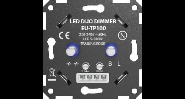 LED duo dimmer 5-100W VB Extend