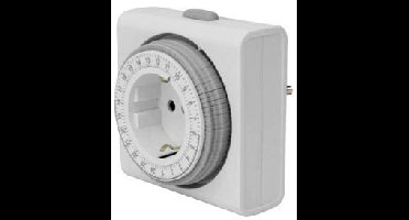 Compacte 24-uur tijdschakelaar Perel E305D4-G