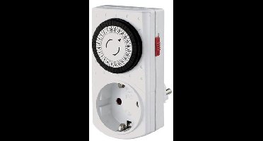 Mini 24-uur tijdschakelaar Perel E305DM-G