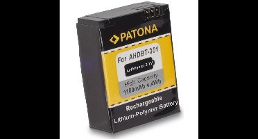 GoPro Hero 3 (Plus) accu AHDBT-301 (Patona)