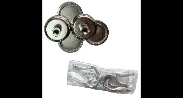 5 Neodymium haakmagneten D32 x 47,8 mm N35