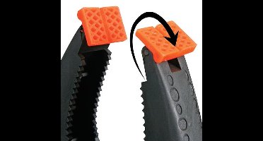 PVC Veerklemmenset 2.5 inch 6 stuks HPC50