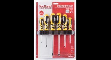 Toolland schroevendraaierset 6-delig