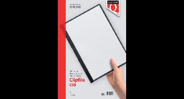 5 Zwarte klemmappen van Quantore
