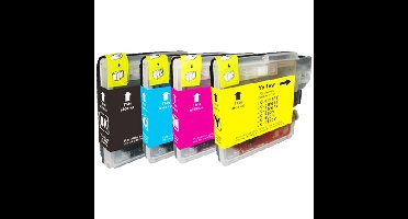 Huismerk Brother LC-1100 / LC-980 voordeelset