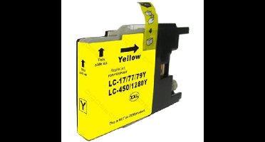 Huismerk Brother LC-1280XLY cartridge geel