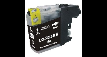 Huismerk Brother LC-223BK cartridge zwart