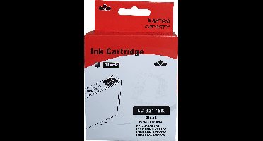 Huismerk Brother LC-3217BK cartridge zwart
