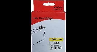 Huismerk Brother LC-3217Y cartridge geel