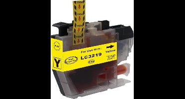 Huismerk Brother LC-3219XL Y cartridge geel
