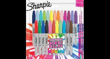 Sharpie Color Burst vilstiften set 24 kleuren