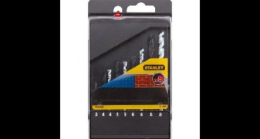 Stanley borenset steen/metaal 9-delig