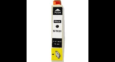 Huismerk Epson T1281 cartridge zwart