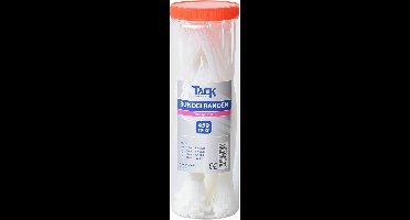 450 Tiewraps / bundelbandjes in 4 maten transparant PA66