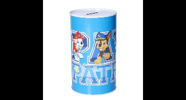 Spaarpot blik van Paw Patrol - kinderen - 10 x 17 cm - metaal