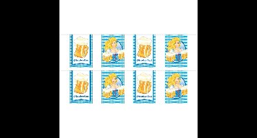 2x Oktoberfest/bierfeest vlaggenlijnen/slingers rechthoekig 10 m