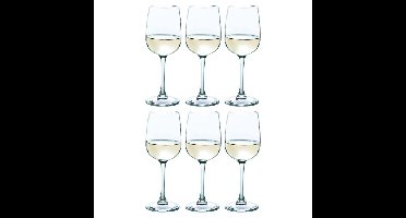 6x Stuks wijnglazen Versailles voor witte wijn 280 ml