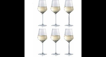 Alpina Wijnglazen Witte Wijn - 6x stuks - witte wijnglazen - wijnglas - 370 ml