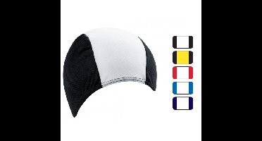 Badmuts - tweekleurig - volwassenen - polyester - zwemmuts - zwemkap