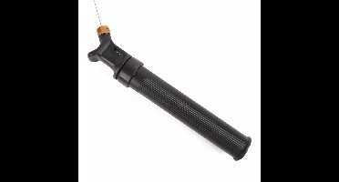 Ballenpomp - kunststof - zwart - met naald - voor voetbal/basketbal