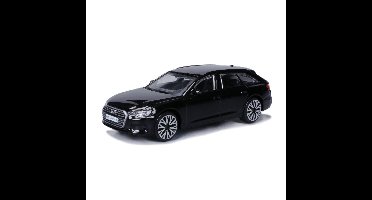 Bburago - Modelauto - Audi A6 - zwart - schaal 1:43 11 x 4 x 3 cm - speelgoedauto