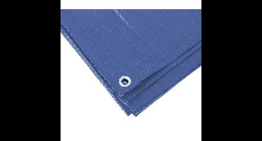 Benson afdekzeil - blauw - 3 x 4 m - bevestiging ogen - grondzeil - dekzeil