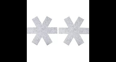 Benson panbeschermer - vilt - set van 2x stuks - 38 cm - voorkomt krassen