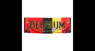 Boland Banner Belgie - 220 cm - EK/WK voetbal - supporters - vlag