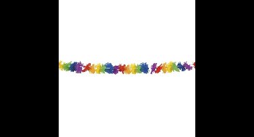 Boland Hawaii versiering - 3 meter - multicolor - polyester - bloemenslinger - tropisch thema