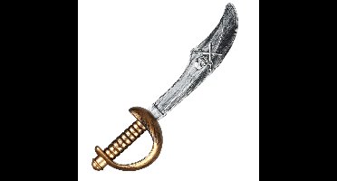 Boland piraten Zwaard - 37 cm - verkleedaccessoire - piraat - kunststof