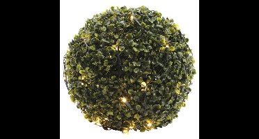 Buxus kerstverlichting - lichtnet - 120 led lampjes - met timer - warm wit - 80 x 80 cm