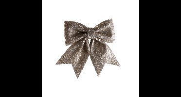 Cosy & trendy Kersthanger - strik - champagne - 25 x 30 cm