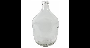Countryfield Vaas - helder transparant - glas - XL fles vorm - D23 x H38 cm