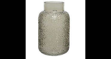 Decoris Bloemenvaas Delhi - misty transparant groen - glas - D16 x H 27 cm