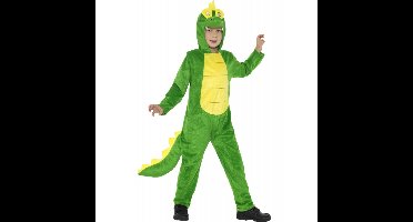 Dierenpak Onesie krokodil - groen - kinderen - carnaval verkleedkleding dieren