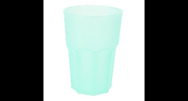Drinkbekers - groen - kunststof - 480 ml - onbreekbare camping en kinder bekers