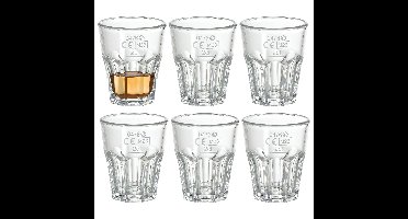 Duni Shotglazen Any Day - 6x - onbreekbaar kunststof - 30 ml - vaatwasser bestendig