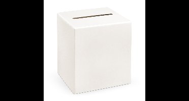 Enveloppendoos Cream - Bruiloft - creme/wit - karton - 24 x 24 cm