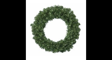 Everlands Kerstkrans - groen - 35cm - kerstversiering - dennenkrans - deurkrans - kerstversiering