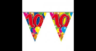 Folat vlaggenlijn 10 jaar - kunststof - 10 meter - leeftijd vlaggenlijn - verjaardag