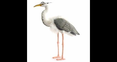 Hansa knuffel reiger - 70 cm - pluche - vogel - knuffeldier - reigerknuffel