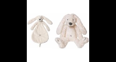 Happy Horse Richie konijn wit knuffeldoekje en knuffel