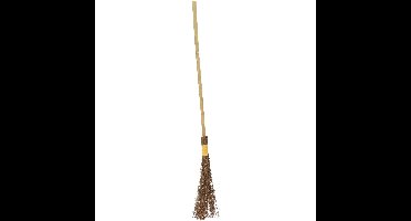 Heksen bezem van hout - 100 cm - heks verkleed accessoires