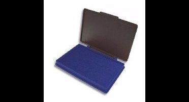 Hobby stempelkussen - blauw - 7 x 11 cm - waterbasis inkt