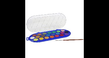 Hobby waterverf/aquarelverf 22 kleuren