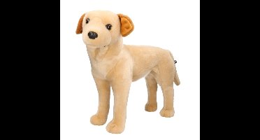 Huisdieren knuffels Labrador hond blond 53 cm
