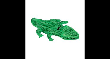 Intex opblaasbare krokodil - 168 cm -groen - ride-on speelgoed - zwembad