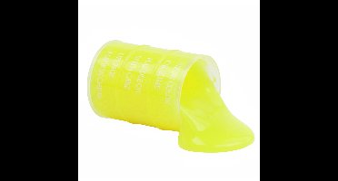 Johntoy Speelslijm - geel - 1x 150 ml - speelgoed slijm - 5,5x8 cm - horror slijm